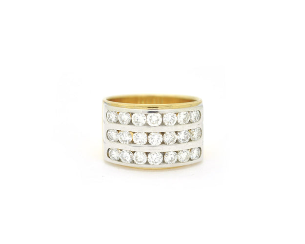 Bague Bague bandeau avec diamants de 1,50 carat 58 Facettes