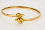 Bracelet Bracelet vintage en or jaune 18K têtes de Bélier 58 Facettes