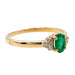 Ring 53 Yellow Gold Emerald Ring 58 Facettes 2711420CN