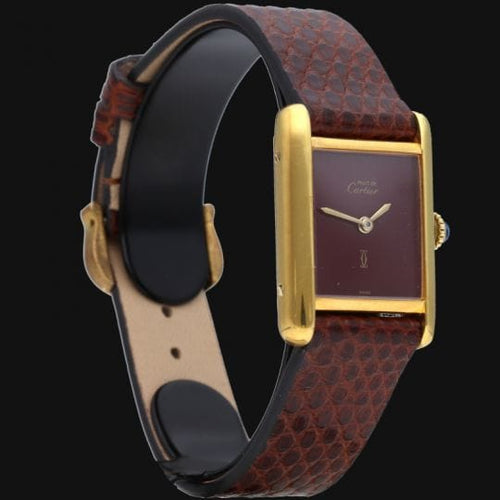 Montre Cartier Montre Tank Vermeil 58 Facettes MT42362