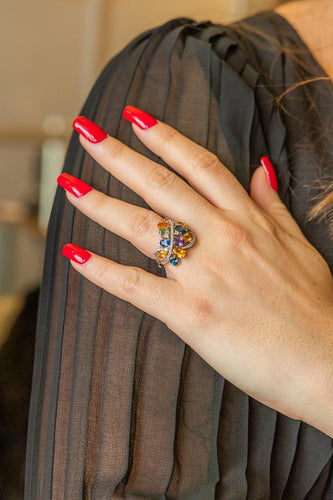 Bague 50 Bague Or blanc Saphir 58 Facettes 2826012CN