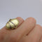 Bague 47 Bague de galets mokume en or Carrie Adell vintage 58 Facettes