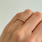 Bague 53 Demi-alliance Or et diamants 58 Facettes