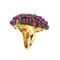 Bague Bague avec rubis, saphirs et émeraudes 58 Facettes 34063
