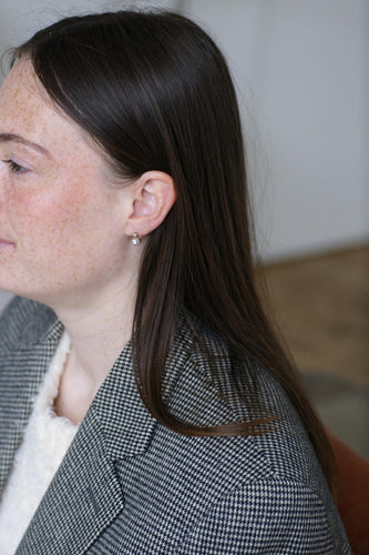 Boucles d'oreilles Boucles d'oreilles dormeuses Or Rose, Platine, Diamants 58 Facettes