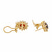 Boucles d'oreilles Boucles d'oreilles Marguerite Or jaune Grenat 58 Facettes 3002092CN