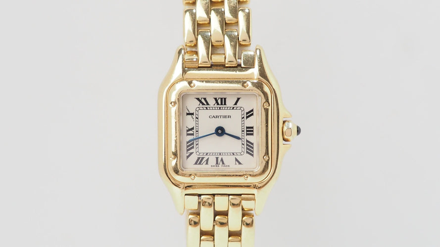 Montre Montre Cartier Panthère en or jaune 58 Facettes 32981