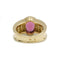 Bague 50 Bague - Or jaune tourmaline et diamants 58 Facettes 1175