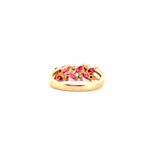 Bague 52 Bague Jarretière Or Jaune & Rubis 58 Facettes 32-GS32226-06