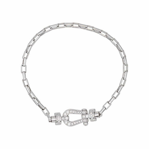 Bracelet Fred Bracelet  Force 10 Or blanc Diamant 58 Facettes 4756866RV