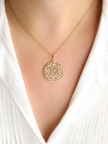 Pendentif 13 or jaune