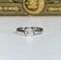 Bague 54.5 Bague solitaire en or blanc et diamant 58 Facettes