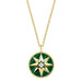 Collier DIOR - Collier Rose des Vents Or Jaune, Malachite, Diamant 58 Facettes BS202