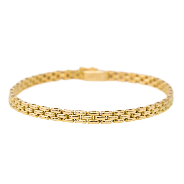 Bracelet Cartier Bracelet Maille panthère Or jaune 58 Facettes 3002289CN