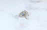 Bague 58 Bague Marquise en Or blanc, Saphir de Ceylan et Diamants 58 Facettes
