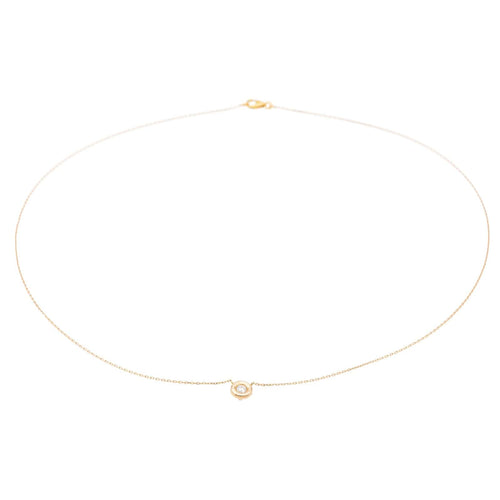 Collier Collier Or rose Diamant 58 Facettes 579113RV