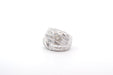 Bague 53 Bague or blanc pavage diamants 58 Facettes 26129