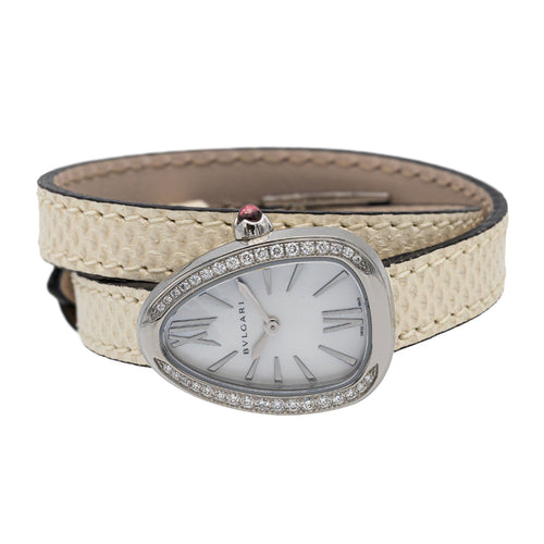 Montre Bulgari Montre Serpenti Acier Diamant 58 Facettes 2823226CN