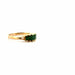 Ring 58 18k Yellow Gold and Emerald Ring 58 Facettes 31-GS32202-01