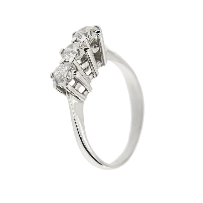 Bague Bague trilogie avec diamants 0,99 ct 58 Facettes 34018