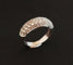 Bague 54.5 Bague pavage Diamants, Or Blanc 58 Facettes