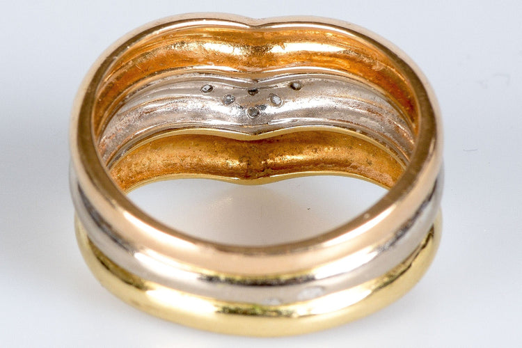 Bague 54 Bague 3 Ors - 0,06 cts 58 Facettes BG3ORSEV20-7104