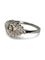 Bague 57 Bague ancienne or blanc et diamants 0,25 ct 58 Facettes 1007
