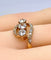 Bague 49 Bague en or jaune 18 carats et diamants vers 1900 58 Facettes AB497