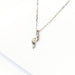 Collier Collier en or blanc et diamant 58 Facettes 30460