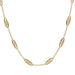 Yellow gold long necklace - Period 1900 58 Facettes