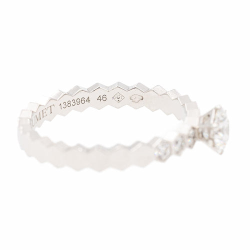 Chaumet Bague Solitaire Bee my Love Or blanc Diamant