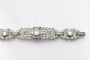 Bracelet Bracelet Art Déco unique en platine avec diamants 58 Facettes 10501