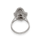 Bague 60 Bague Jupe Vers 1960 – Or Gris 18k & Platine – 4.0 ct Diamants & Rubis Marquise 0.50 ct 58 Facettes FB10707