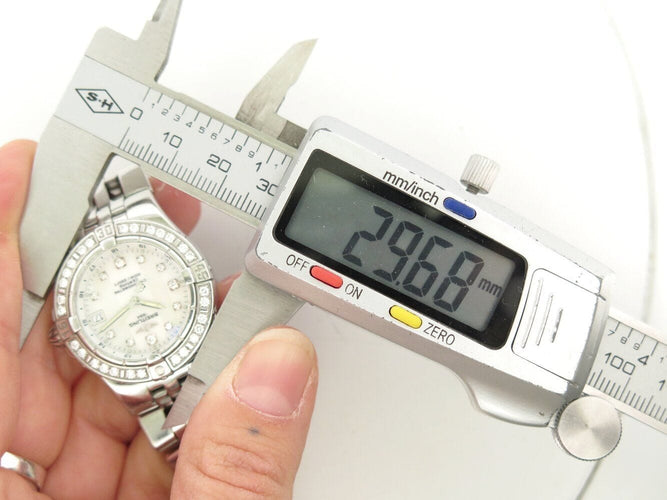 Montre montre BREITLING starliner a71340 30mm lunette diamants acier quartz 58 Facettes 271883