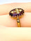 Bague 52 Bague en or jaune 18 carats ornée d’une croix en perles fines 58 Facettes AB561