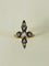Bague 53.5 Bague croix, diamants, début XX éme 58 Facettes
