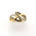 Bague 56 Bague en or jaune diamants 58 Facettes