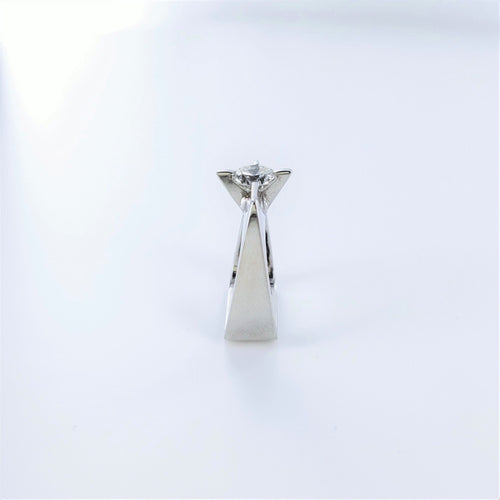 Bague Bague Jean VENDÔME "Satellite" or gris et diamant 58 Facettes