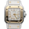 Montre Cartier Montre Santos De Cartier Galbee Pm 58 Facettes MT42393