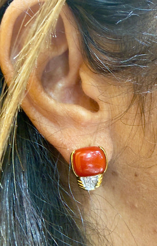 Boucles d'oreilles Boucles d’oreilles vintages signées André Col 58 Facettes