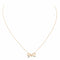 Ginette NY Collier Pendentif Mini bow Or rose 58 Facettes 2678581CN