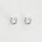 Boucles d'oreilles Boucles d'oreilles en or blanc et diamants 58 Facettes 240257