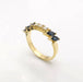 Bague 57 Bague or jaune saphirs et diamants 58 Facettes