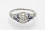 Art Déco ring with diamonds, 1920s 58 Facettes 11324