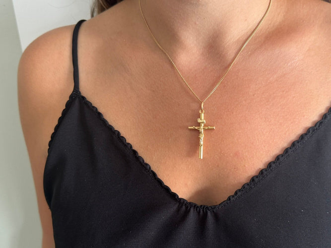 Pendentif Pendentif crucifix INRI 58 Facettes