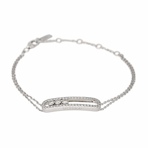 Bracelet Messika Bracelet Move Or blanc Diamant 58 Facettes 4565767RV