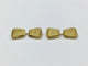 Boutons de manchette Boutons De Manchette trapèzes Or Jaune 58 Facettes 950860