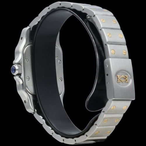 Montre Cartier Montre Santos De Cartier Galbee Pm 58 Facettes MT44219