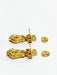 Boucles d'oreilles Paire de boucle d'oreilles or, rubis, diamants 58 Facettes