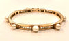 Bracelet bracelet ancien or jaune perles et diamants 58 Facettes
